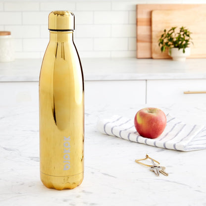 25 oz Insulated Stainless Steel Water Bottle, Metal Sports Flask | Double Wall Vacuum, Leak Proof, Keeps Hot/Cold, BPA Free, Dishwasher Safe, Cupholder Friendly, Travel, Lake Blue - Colors A