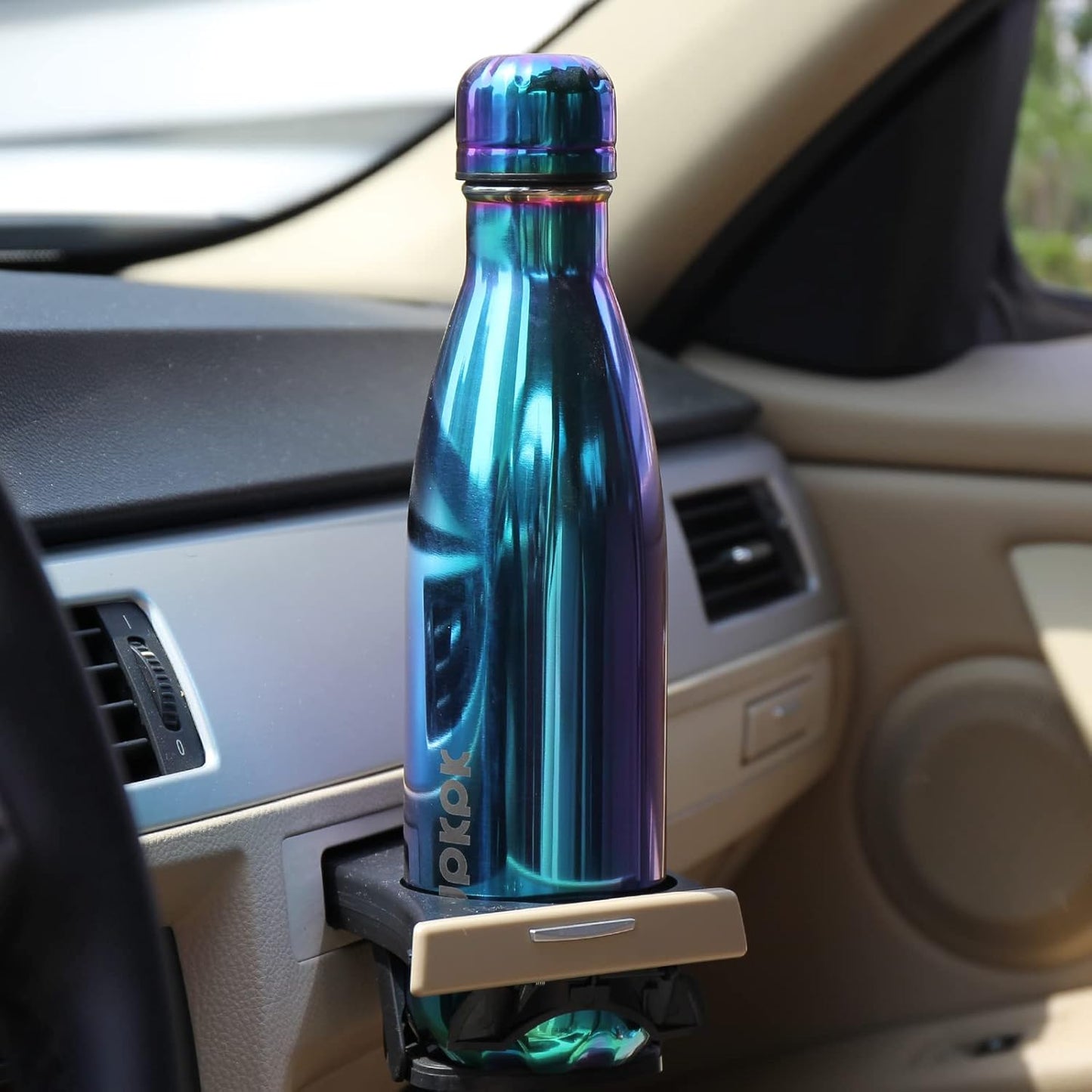 25 oz Insulated Stainless Steel Water Bottle, Metal Sports Flask | Double Wall Vacuum, Leak Proof, Keeps Hot/Cold, BPA Free, Dishwasher Safe, Cupholder Friendly, Travel, Lake Blue - Colors A