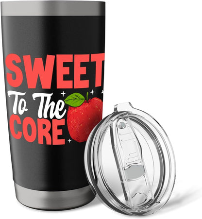 Sweet to the Core Apple Stainless Steel Insulated Tumbler
