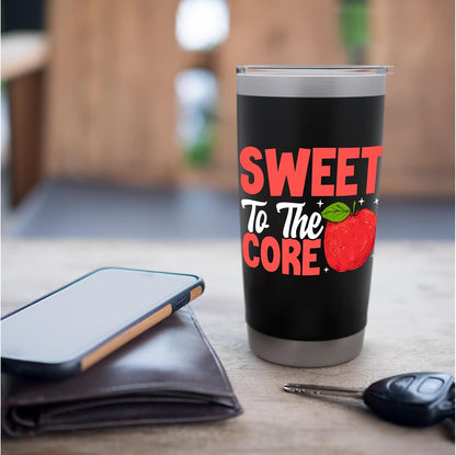 Sweet to the Core Apple Stainless Steel Insulated Tumbler