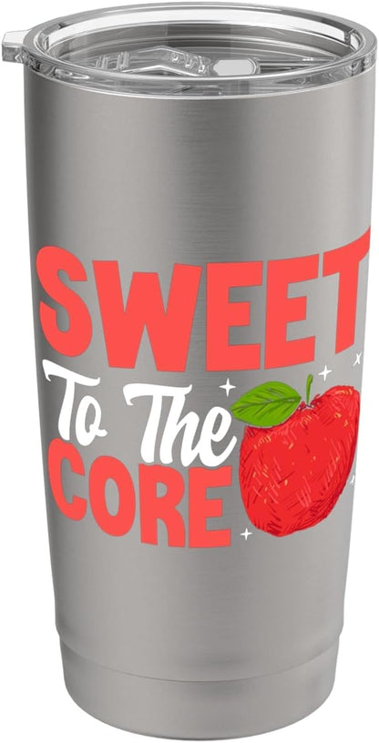 Sweet to the Core Apple Stainless Steel Insulated Tumbler