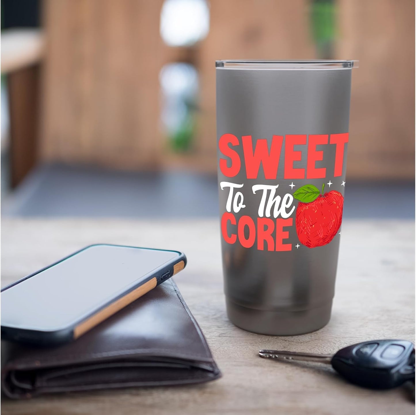 Sweet to the Core Apple Stainless Steel Insulated Tumbler