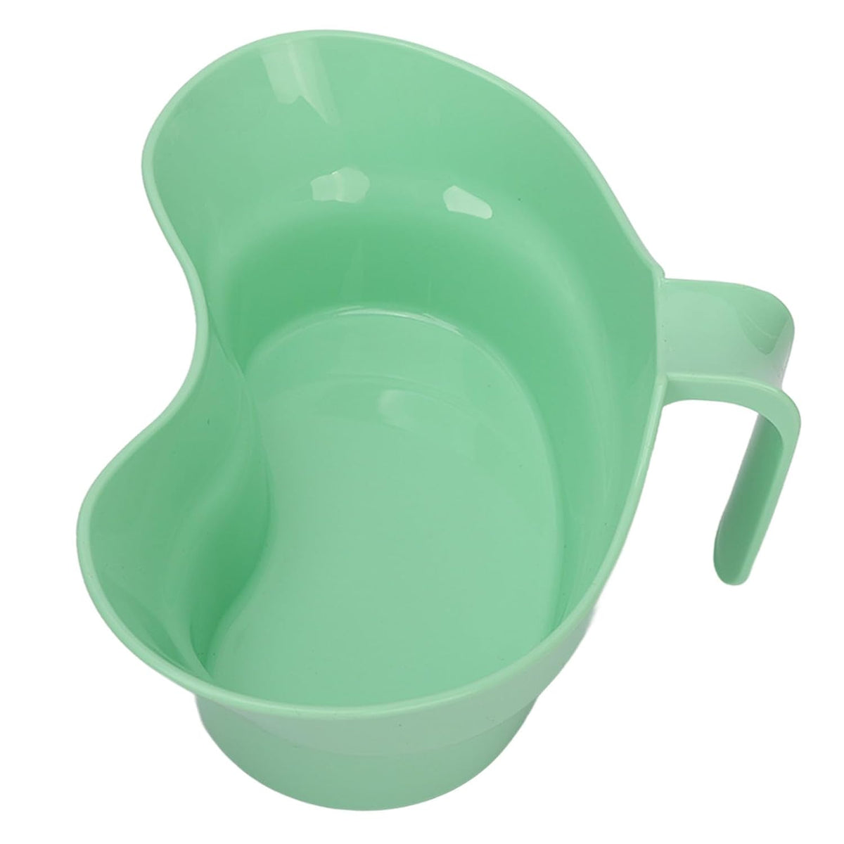 880ml Multi Use Basin with Handle Inward Curved Cup for Bedside Use Mouth Rinsing and Liquid Collection