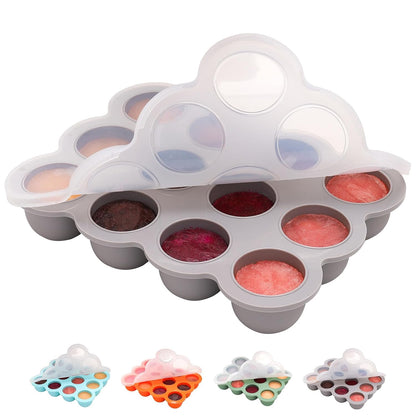 Silicone Baby Food Freezer Tray with Airtight Lid, 12 Pods x 1.5oz