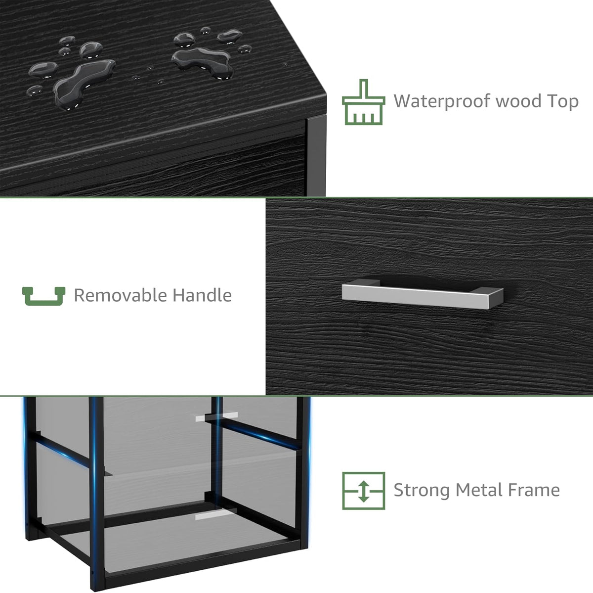 Stackable Storage Drawers Closet Organizers and Storage Fabric White 2 Drawer Dresser for Bedroom 2 Packs Modern