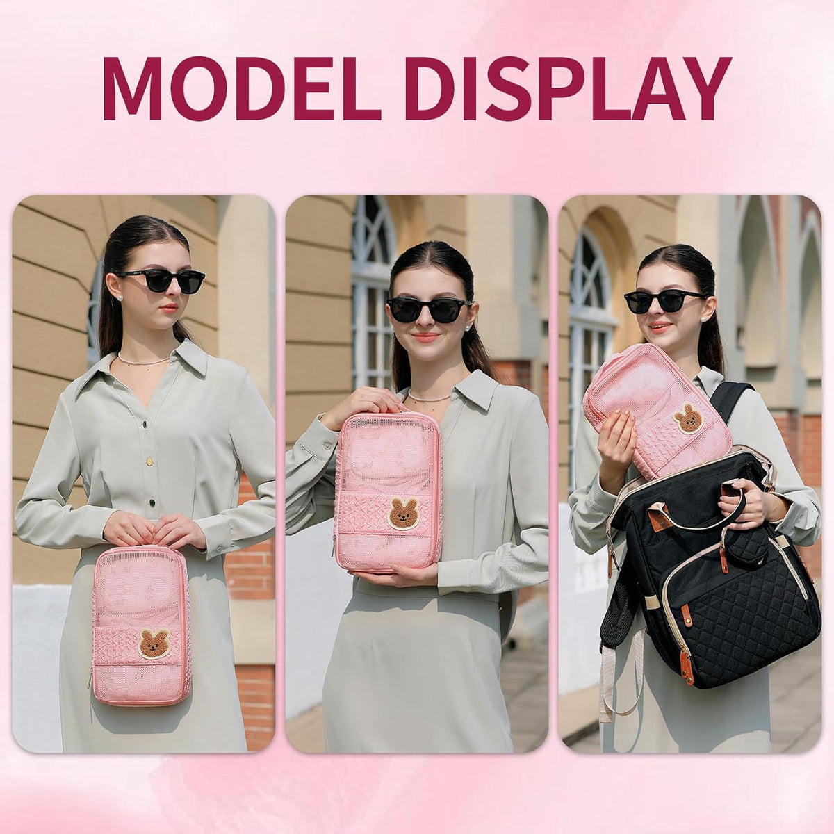 Diaper Bag Organizer Pouches - 2 Pack, Small Diaper Bag Mini Purse