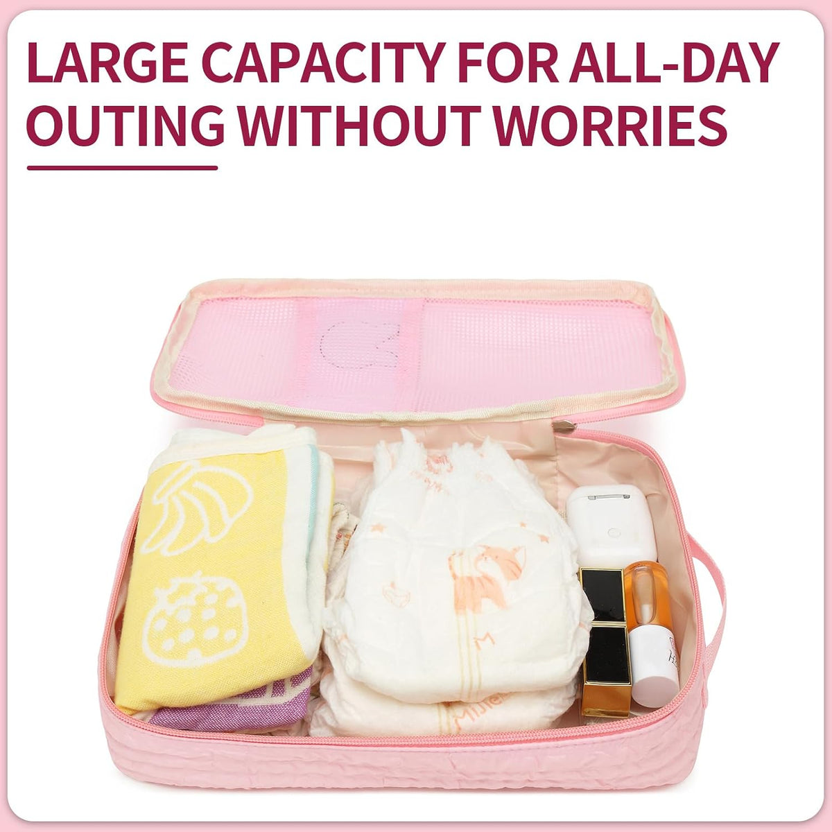 Diaper Bag Organizer Pouches - 2 Pack, Small Diaper Bag Mini Purse