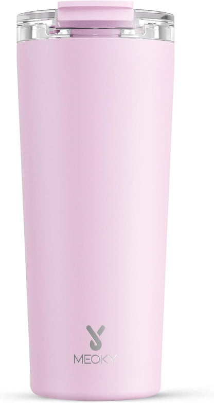 24 oz Insulated Travel Coffee Mug: Leak Proof Lid, Sea | Stainless Steel Coffee Tumbler, Keeps Hot for 8 Hours or Cold for 24 Hours, Fits in Car Cup Holder, BPA Free