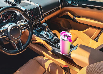 24 oz Insulated Travel Coffee Mug: Leak Proof Lid, Sea | Stainless Steel Coffee Tumbler, Keeps Hot for 8 Hours or Cold for 24 Hours, Fits in Car Cup Holder, BPA Free