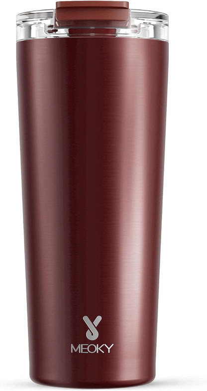 24 oz Insulated Travel Coffee Mug: Leak Proof Lid, Sea | Stainless Steel Coffee Tumbler, Keeps Hot for 8 Hours or Cold for 24 Hours, Fits in Car Cup Holder, BPA Free