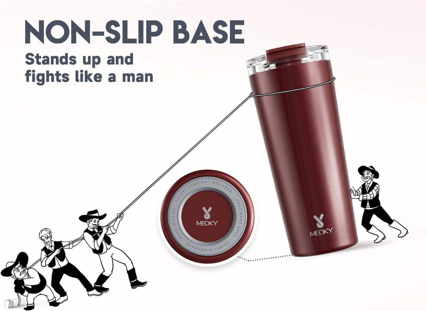 24 oz Insulated Travel Coffee Mug: Leak Proof Lid, Sea | Stainless Steel Coffee Tumbler, Keeps Hot for 8 Hours or Cold for 24 Hours, Fits in Car Cup Holder, BPA Free