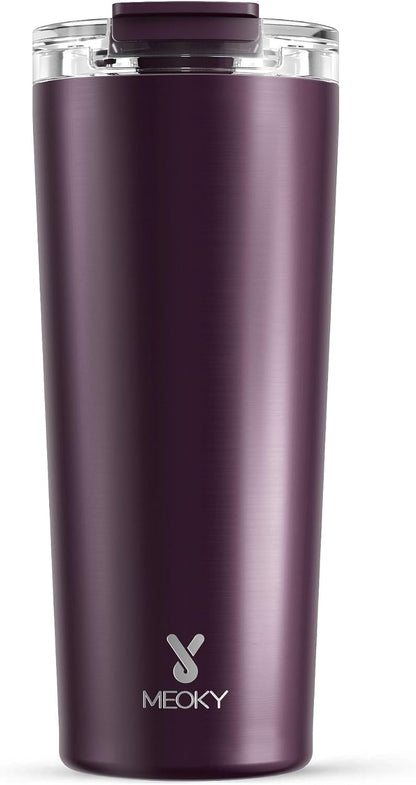 24 oz Insulated Travel Coffee Mug: Leak Proof Lid, Sea | Stainless Steel Coffee Tumbler, Keeps Hot for 8 Hours or Cold for 24 Hours, Fits in Car Cup Holder, BPA Free