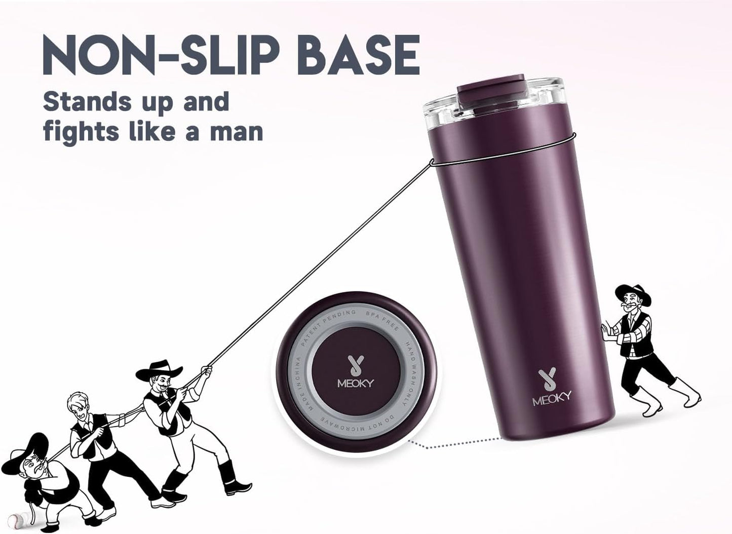 24 oz Insulated Travel Coffee Mug: Leak Proof Lid, Sea | Stainless Steel Coffee Tumbler, Keeps Hot for 8 Hours or Cold for 24 Hours, Fits in Car Cup Holder, BPA Free