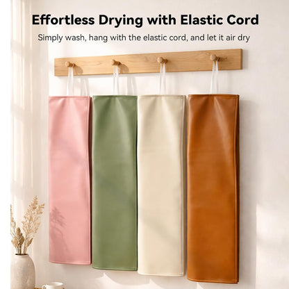 Portable Baby Changing Mat, Faux Leather, 30" x 17", Blush