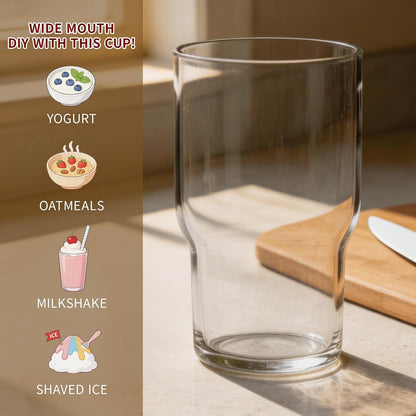 Iced Coffee Glasses with Lids and Straws,Car Cup Holder Friendly, Leakproof Portable Tumblers for Cold Brew, Juice & Smoothie, Ideal for Travel, Office & Gym, BPA-Free (16oz-Pink)