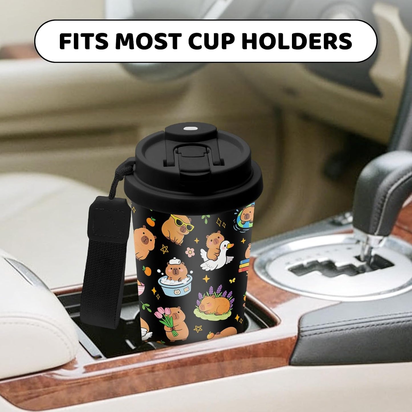 Cute Dog Gifts Stainless Steel 2-in-1 Lid Coffee Tumbler 19 oz Dog Paw Print Insulated Travel Coffee Mug Dogs Lovers Gifts for Women Birthday Christmas