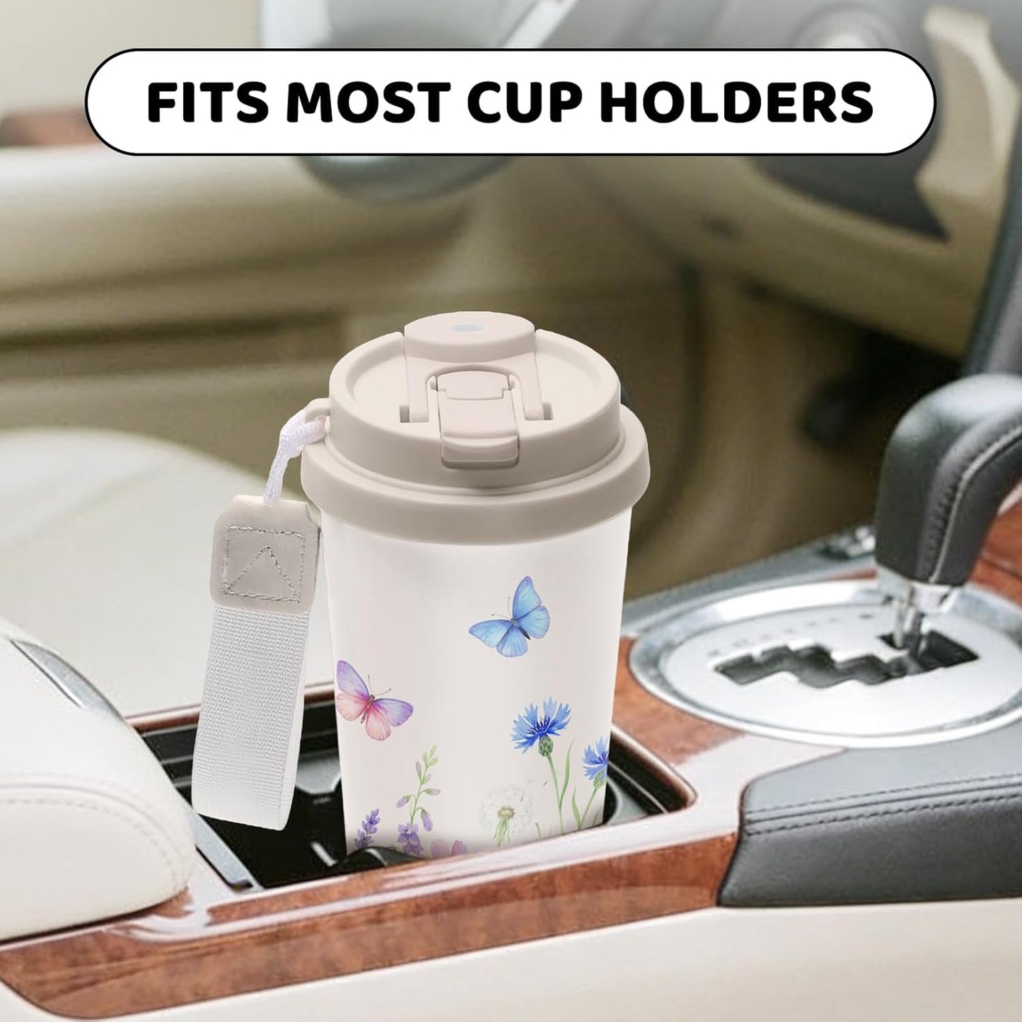 Cute Dog Gifts Stainless Steel 2-in-1 Lid Coffee Tumbler 19 oz Dog Paw Print Insulated Travel Coffee Mug Dogs Lovers Gifts for Women Birthday Christmas
