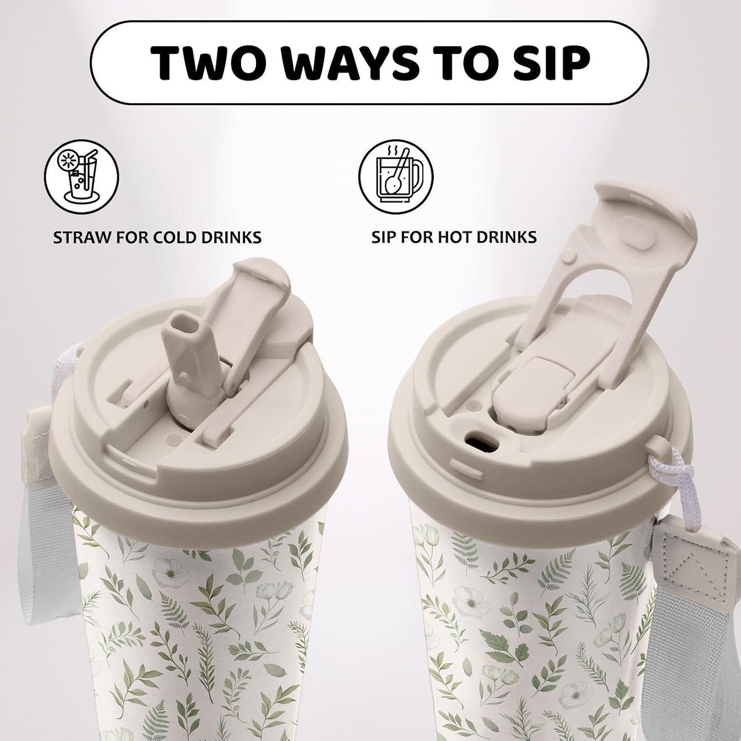 Cute Dog Gifts Stainless Steel 2-in-1 Lid Coffee Tumbler 19 oz Dog Paw Print Insulated Travel Coffee Mug Dogs Lovers Gifts for Women Birthday Christmas