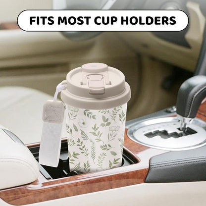 Cute Dog Gifts Stainless Steel 2-in-1 Lid Coffee Tumbler 19 oz Dog Paw Print Insulated Travel Coffee Mug Dogs Lovers Gifts for Women Birthday Christmas