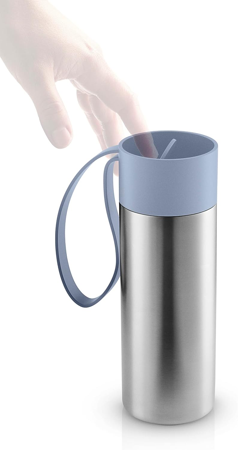 to Go Cup 0.35 L Vintage Brown | Double-Walled Thermo Cup with Vacuum Insulation | Stylish Danish Design with Practical Easy Grab Strap & Click Lid | Vintage Brown