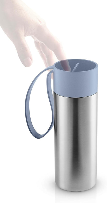 to Go Cup 0.35 L Vintage Brown | Double-Walled Thermo Cup with Vacuum Insulation | Stylish Danish Design with Practical Easy Grab Strap & Click Lid | Vintage Brown