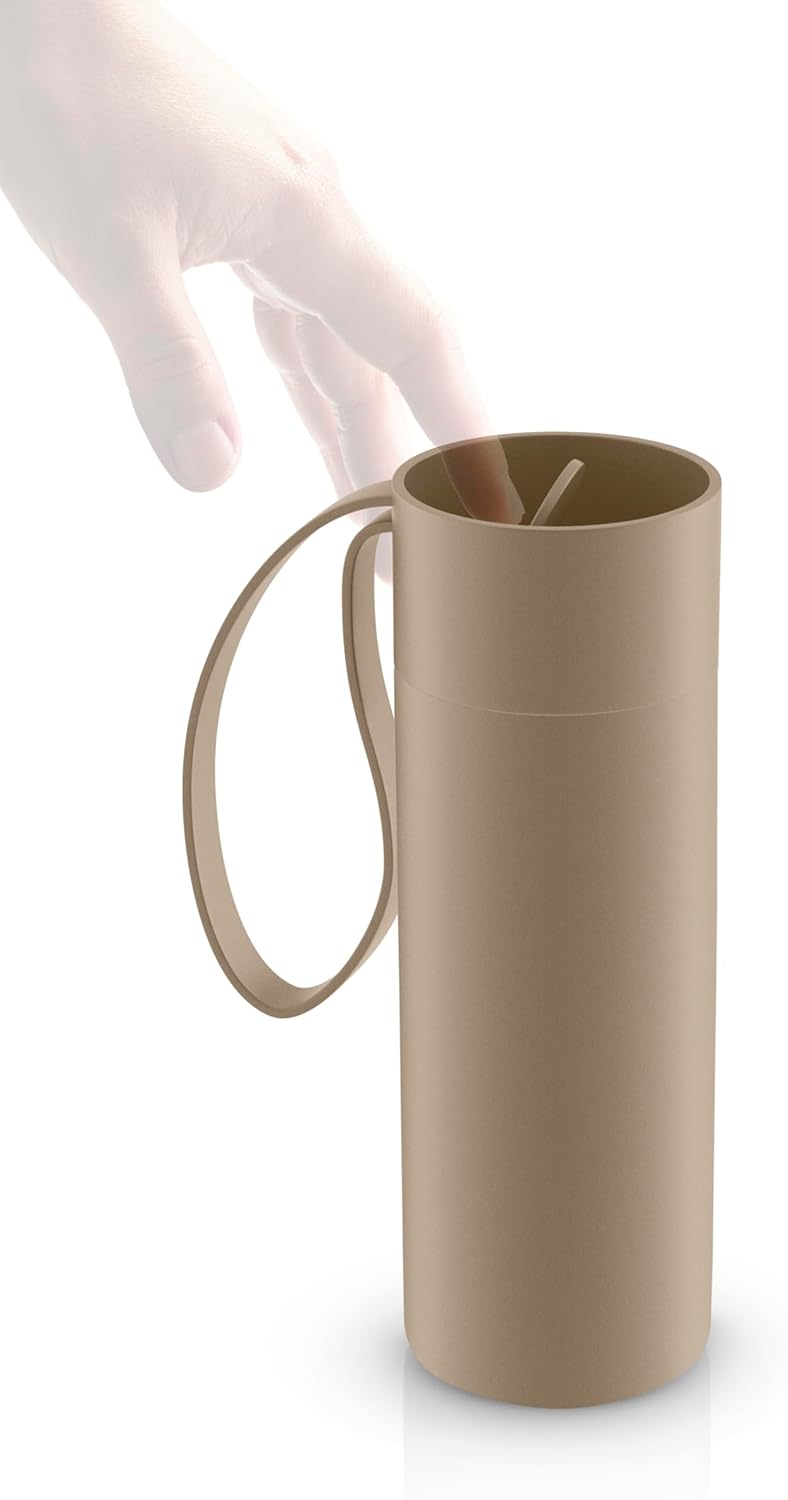 to Go Cup 0.35 L Vintage Brown | Double-Walled Thermo Cup with Vacuum Insulation | Stylish Danish Design with Practical Easy Grab Strap & Click Lid | Vintage Brown