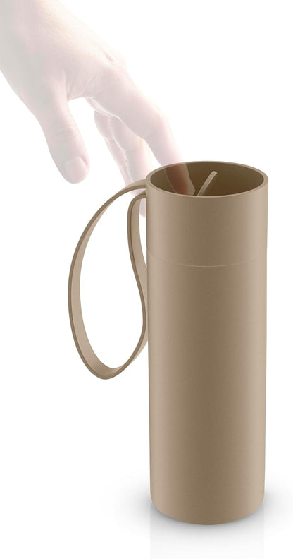 to Go Cup 0.35 L Vintage Brown | Double-Walled Thermo Cup with Vacuum Insulation | Stylish Danish Design with Practical Easy Grab Strap & Click Lid | Vintage Brown