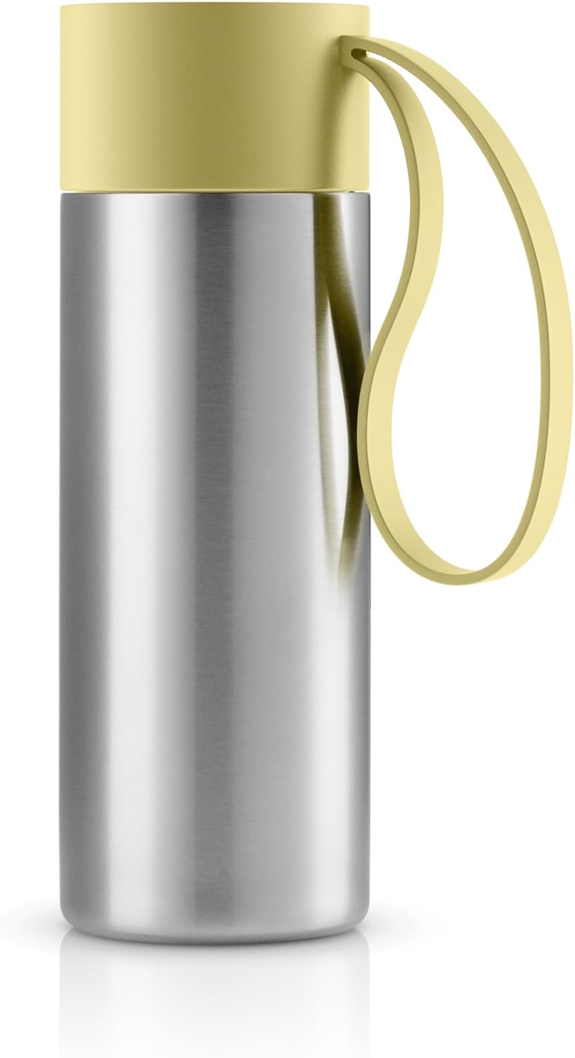 to Go Cup 0.35 L Vintage Brown | Double-Walled Thermo Cup with Vacuum Insulation | Stylish Danish Design with Practical Easy Grab Strap & Click Lid | Vintage Brown