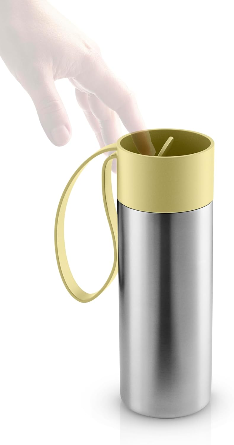 to Go Cup 0.35 L Vintage Brown | Double-Walled Thermo Cup with Vacuum Insulation | Stylish Danish Design with Practical Easy Grab Strap & Click Lid | Vintage Brown