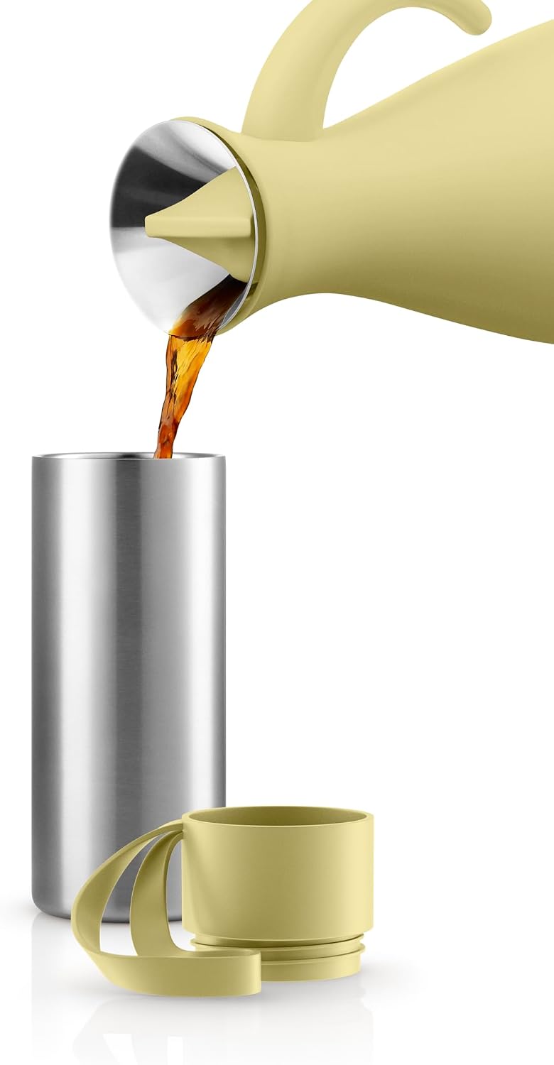 to Go Cup 0.35 L Vintage Brown | Double-Walled Thermo Cup with Vacuum Insulation | Stylish Danish Design with Practical Easy Grab Strap & Click Lid | Vintage Brown
