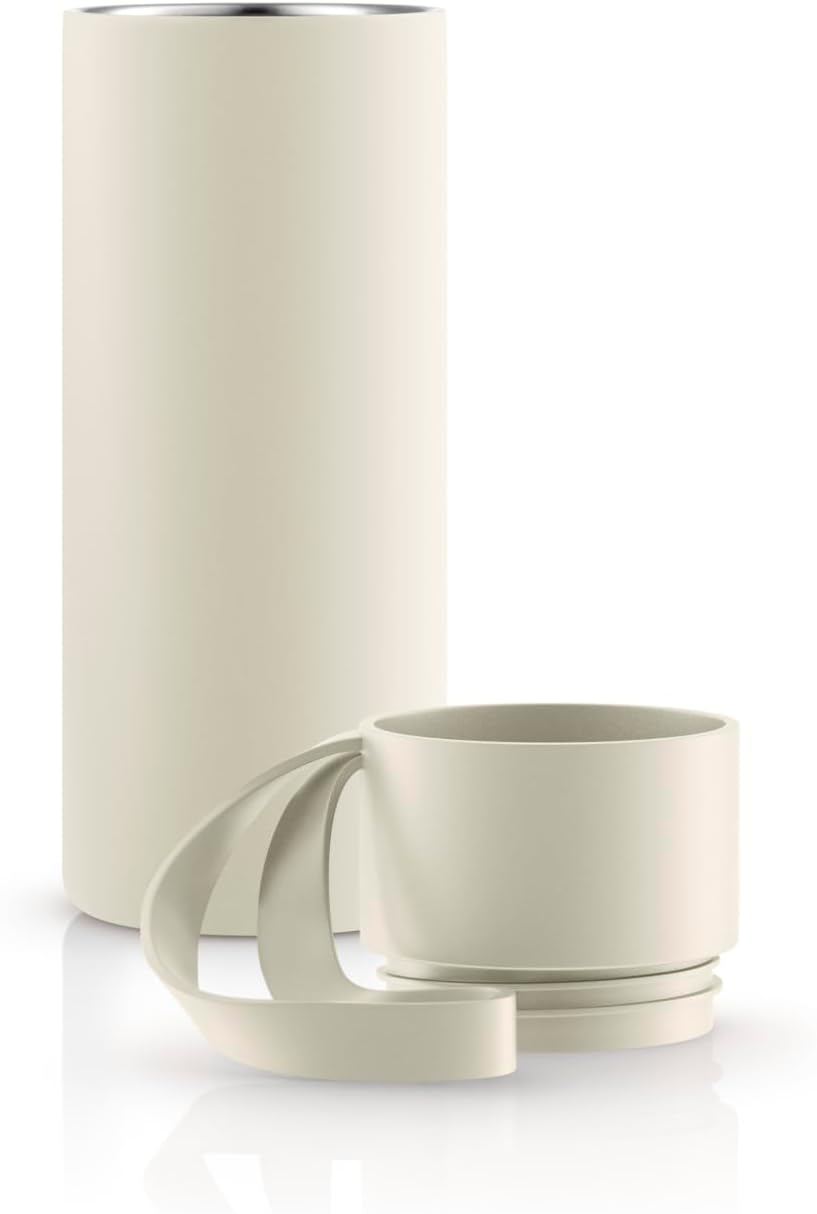 to Go Cup 0.35 L Vintage Brown | Double-Walled Thermo Cup with Vacuum Insulation | Stylish Danish Design with Practical Easy Grab Strap & Click Lid | Vintage Brown