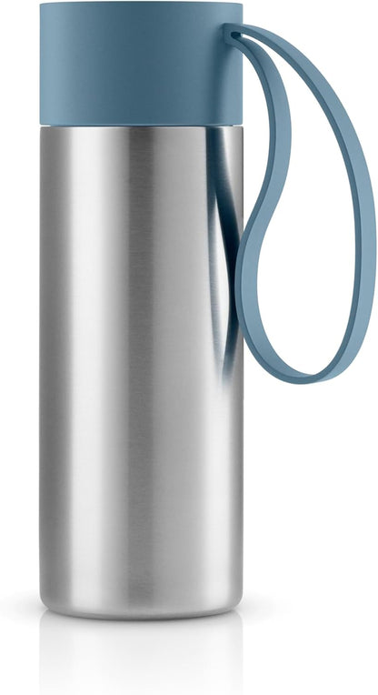to Go Cup 0.35 L Vintage Brown | Double-Walled Thermo Cup with Vacuum Insulation | Stylish Danish Design with Practical Easy Grab Strap & Click Lid | Vintage Brown