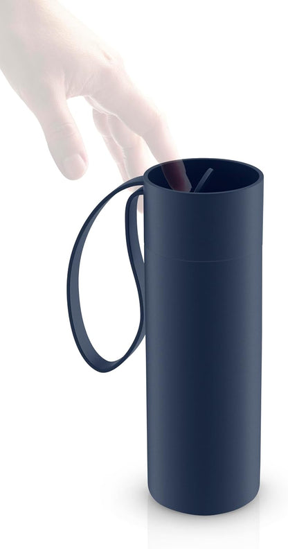 to Go Cup 0.35 L Vintage Brown | Double-Walled Thermo Cup with Vacuum Insulation | Stylish Danish Design with Practical Easy Grab Strap & Click Lid | Vintage Brown