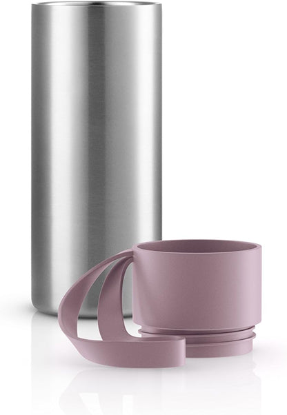 to Go Cup 0.35 L Vintage Brown | Double-Walled Thermo Cup with Vacuum Insulation | Stylish Danish Design with Practical Easy Grab Strap & Click Lid | Vintage Brown