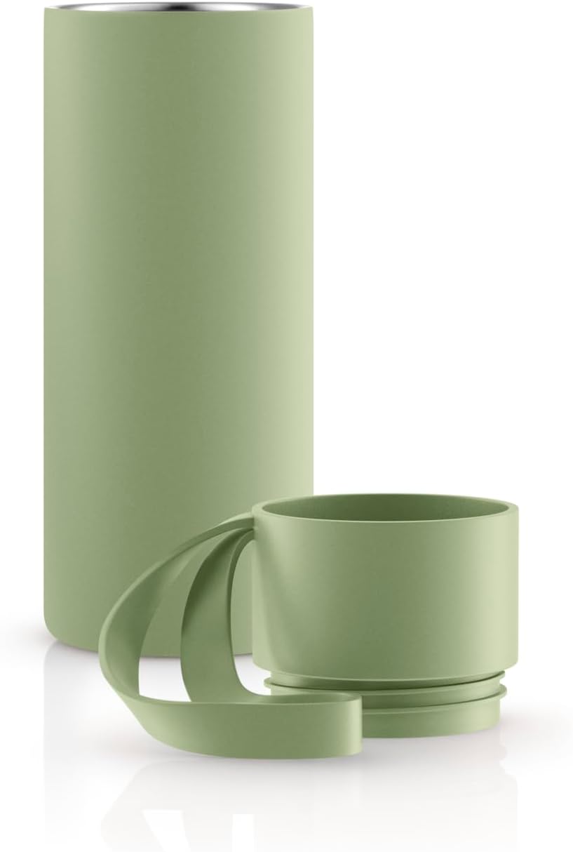 to Go Cup 0.35 L Vintage Brown | Double-Walled Thermo Cup with Vacuum Insulation | Stylish Danish Design with Practical Easy Grab Strap & Click Lid | Vintage Brown