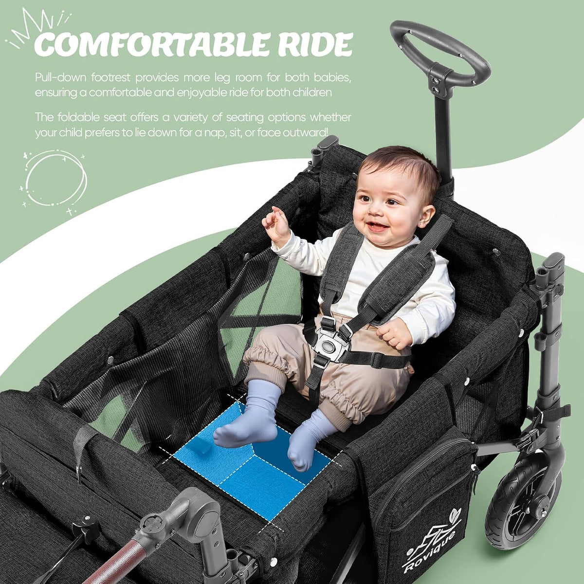 Wagon Stroller for 2 Kids,Stroller Wagon,Premium Wagon for Kids