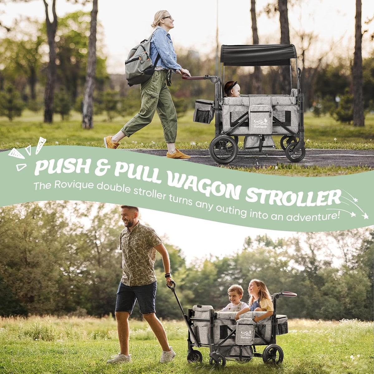 Wagon Stroller for 2 Kids,Stroller Wagon,Premium Wagon for Kids