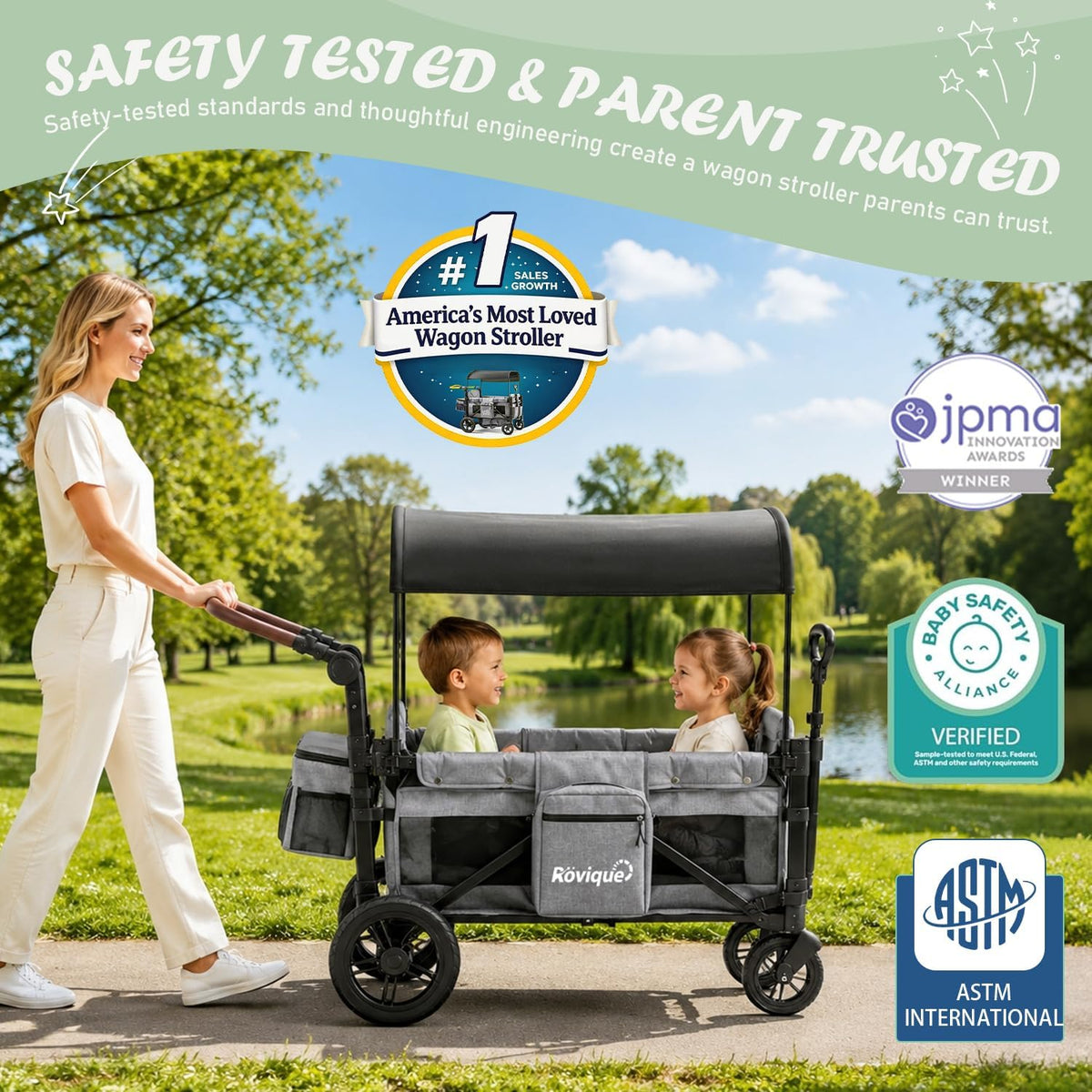 Wagon Stroller for 2 Kids,Stroller Wagon,Premium Wagon for Kids