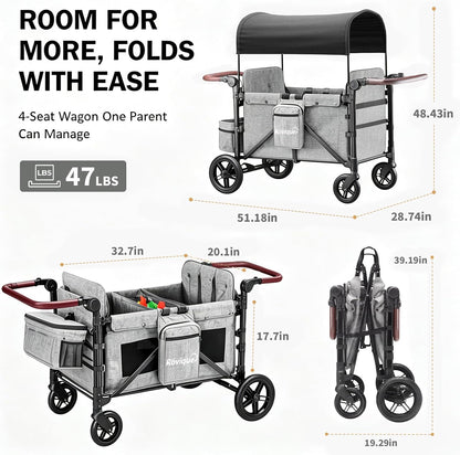 Wagon Stroller for 2 Kids,Stroller Wagon,Premium Wagon for Kids