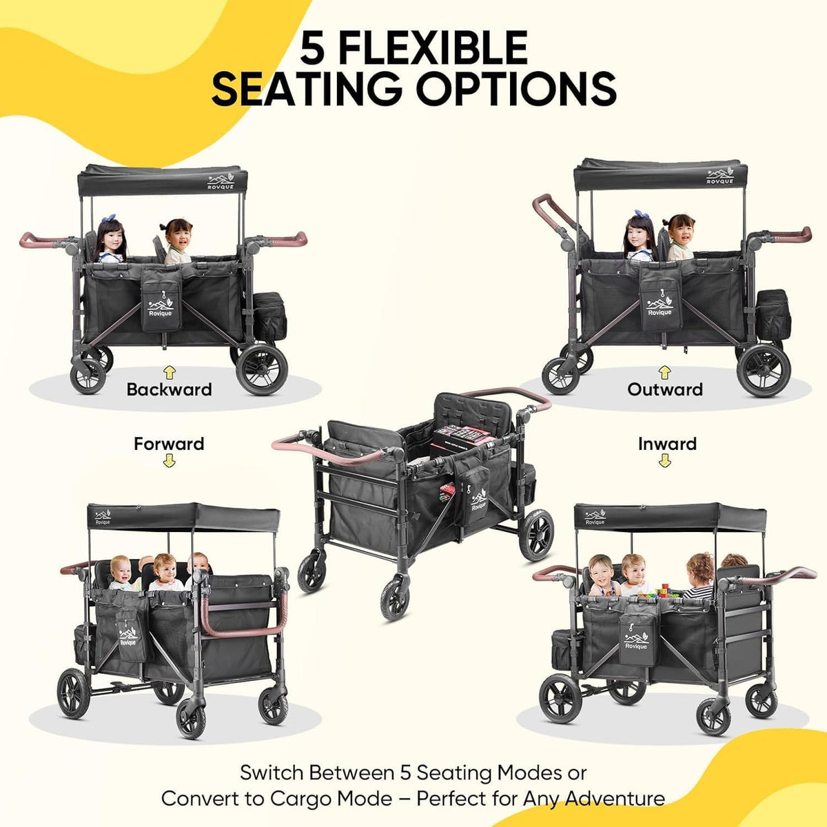 Wagon Stroller for 2 Kids,Stroller Wagon,Premium Wagon for Kids