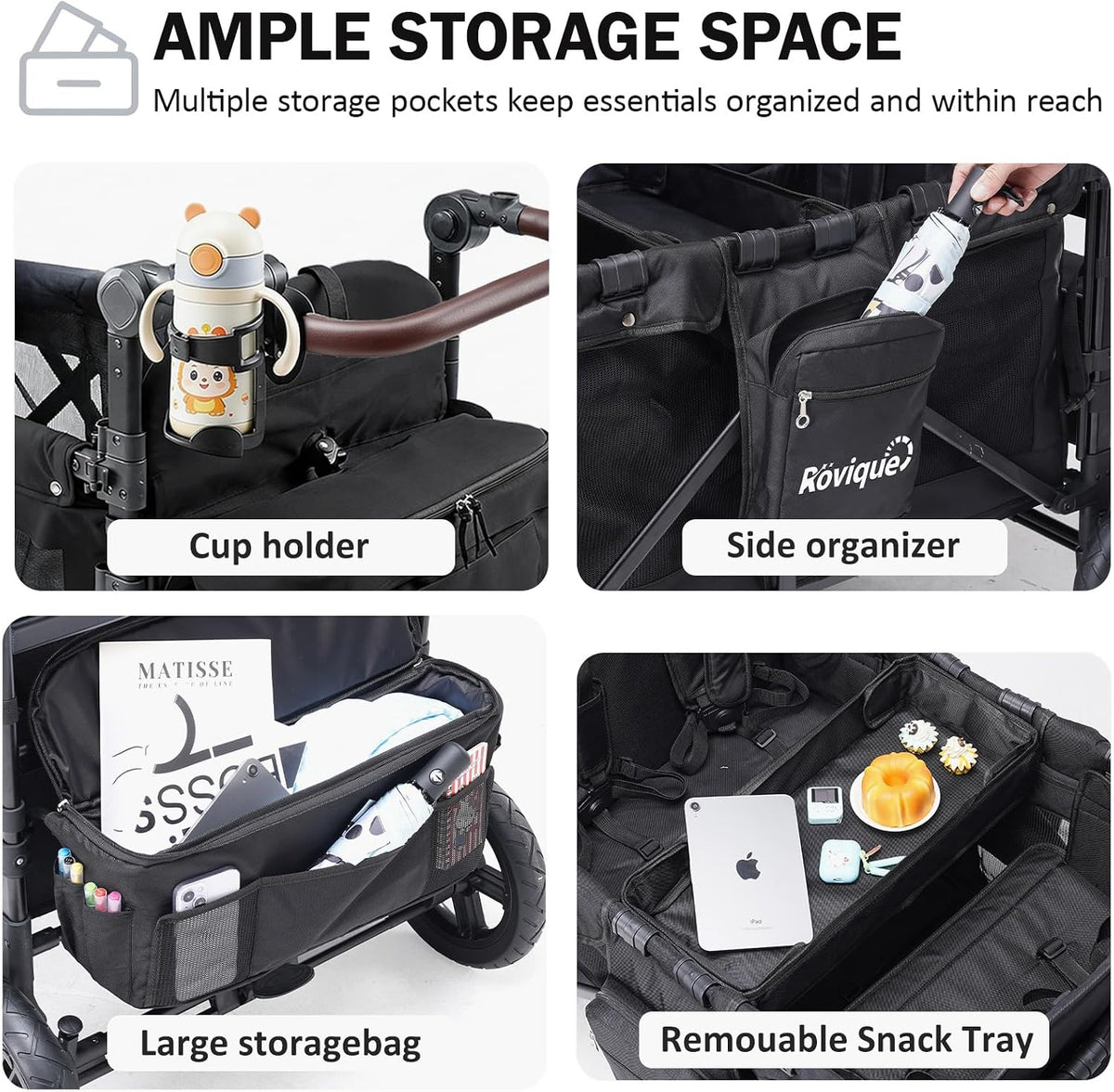 Wagon Stroller for 2 Kids,Stroller Wagon,Premium Wagon for Kids