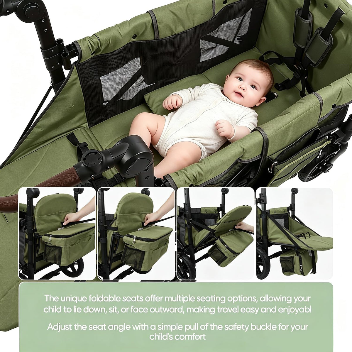Wagon Stroller for 2 Kids,Stroller Wagon,Premium Wagon for Kids