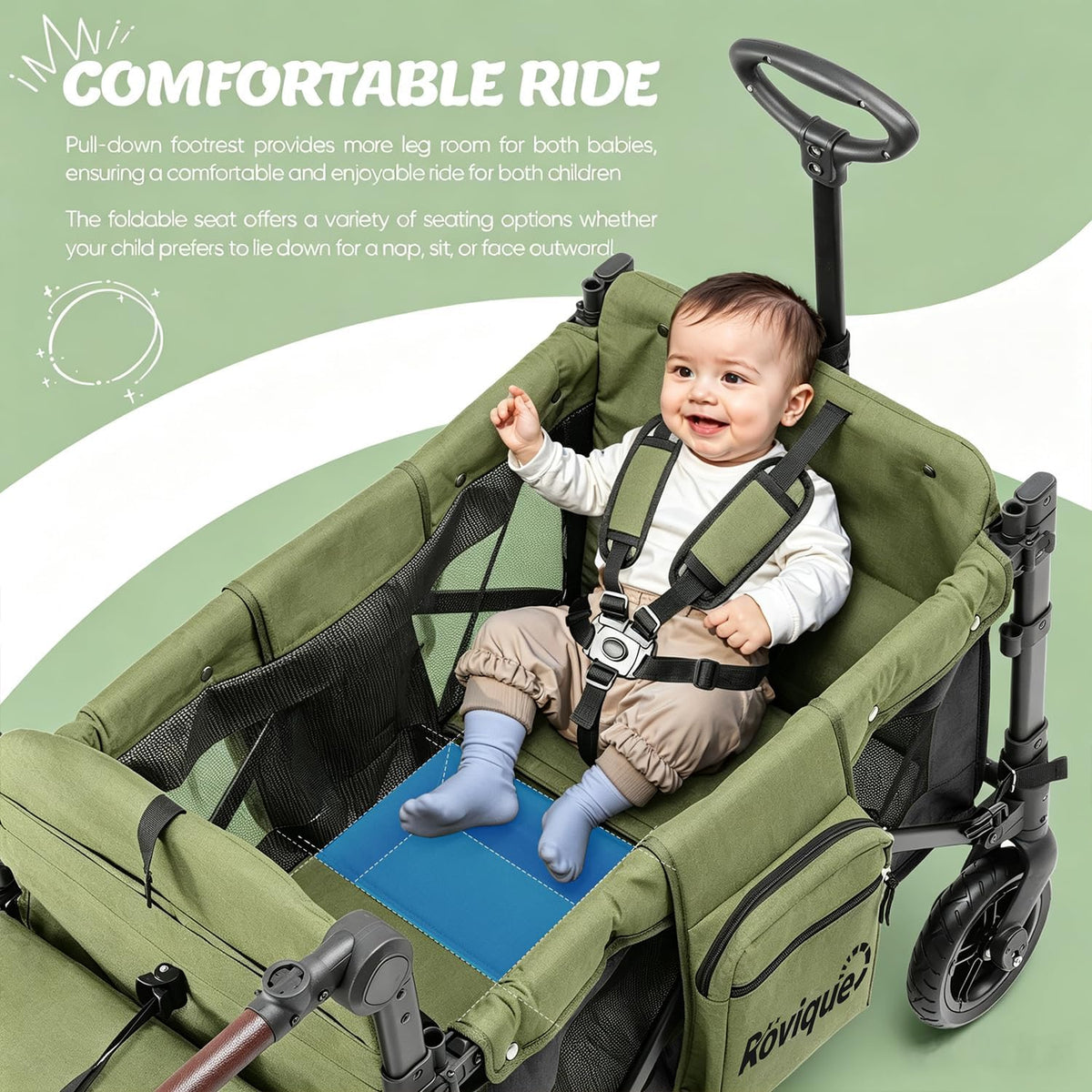 Wagon Stroller for 2 Kids,Stroller Wagon,Premium Wagon for Kids