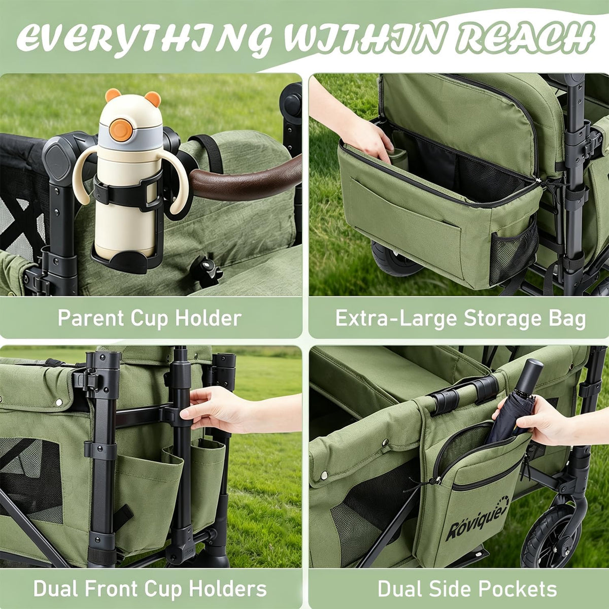 Wagon Stroller for 2 Kids,Stroller Wagon,Premium Wagon for Kids