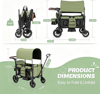 Wagon Stroller for 2 Kids,Stroller Wagon,Premium Wagon for Kids