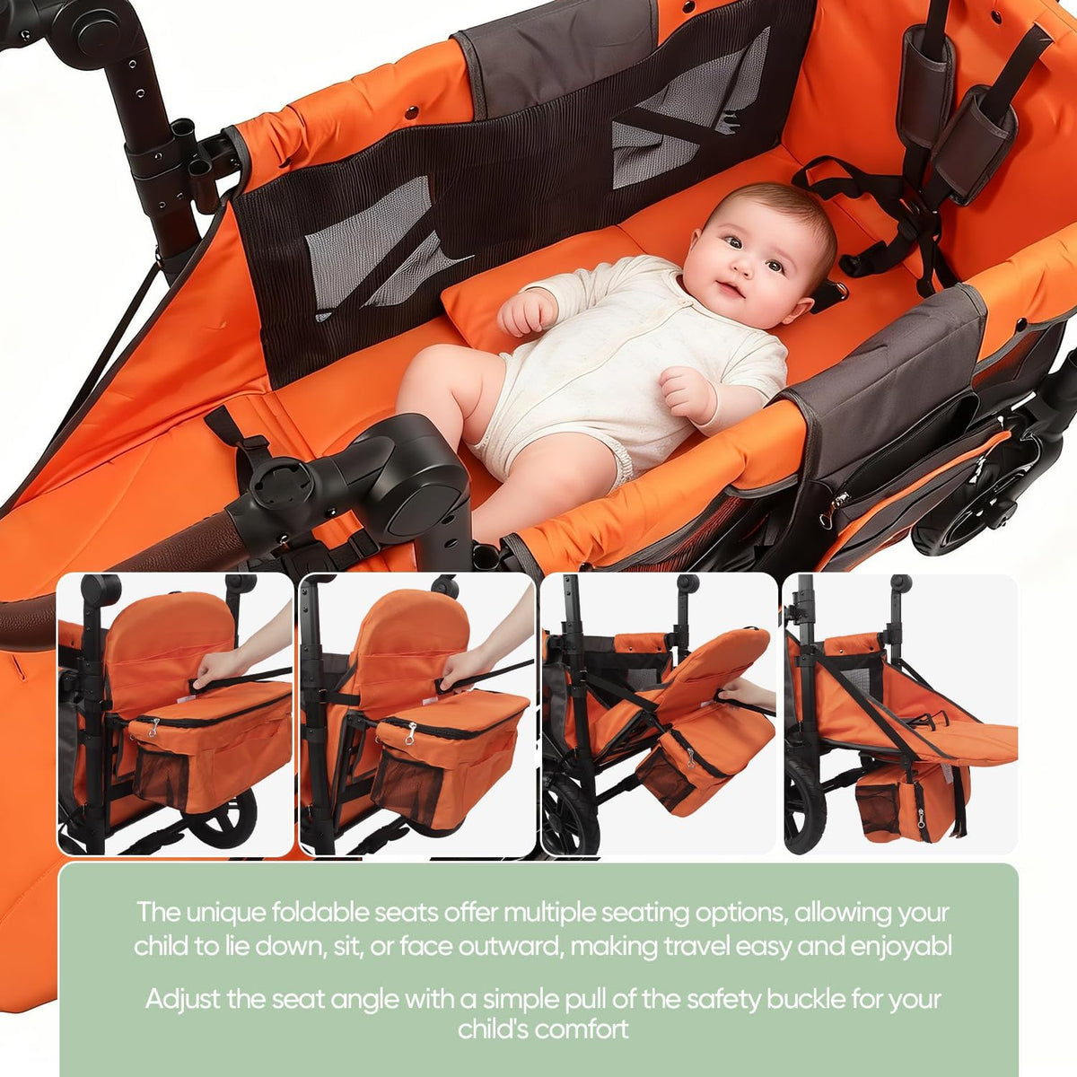 Wagon Stroller for 2 Kids,Stroller Wagon,Premium Wagon for Kids