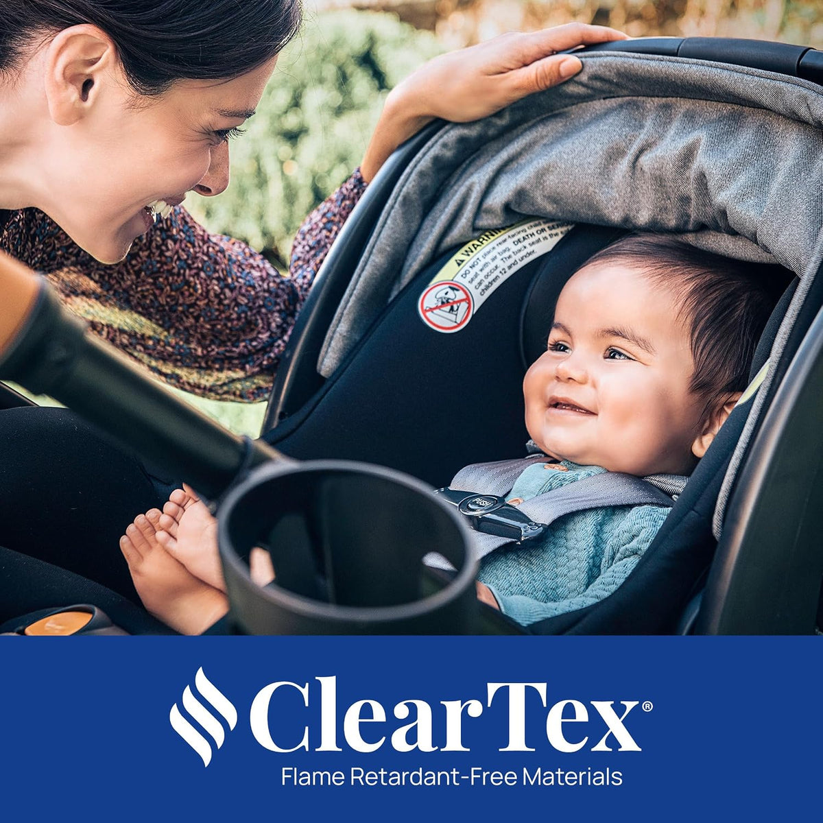 Chicco KeyFit Max Zip ClearTex Infant Car Seat with Base, Rear-Facing