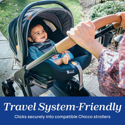 Chicco KeyFit Max Zip ClearTex Infant Car Seat with Base, Rear-Facing