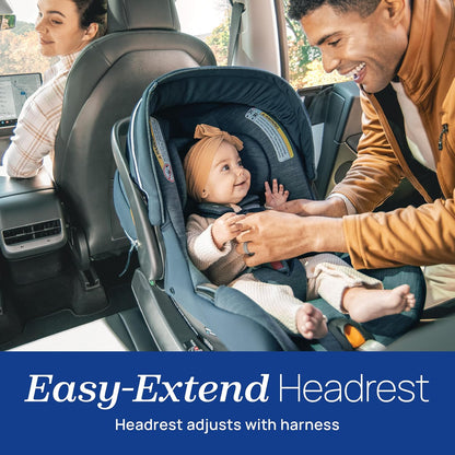 Chicco KeyFit Max Zip ClearTex Infant Car Seat with Base, Rear-Facing