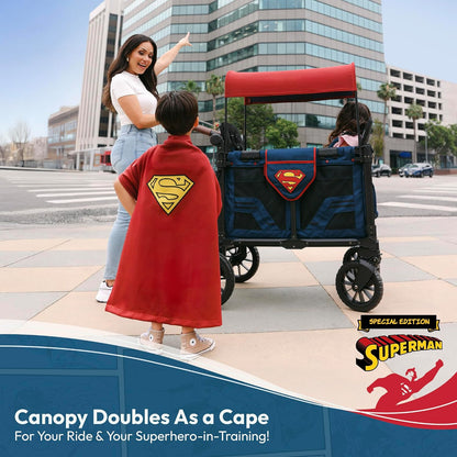 Flex Canopy - Stroller Wagon Canopy - UV Protection - Overhead Attachment & Stroller Wagon Sun Shade - Fits W4 OG - Black